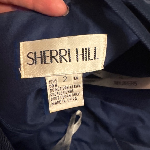 Sherri Hill Navy Short Dress - Picture 3 of 3